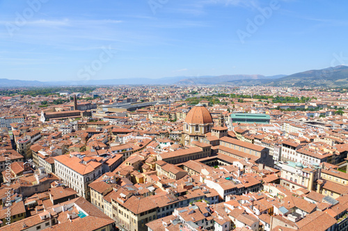 Historic centre of Florence in Italy