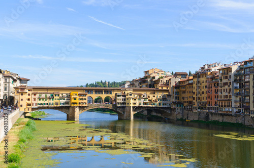 Ponte Vecchio - Historic centre of Florence in Italy