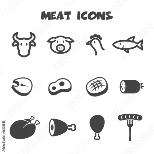 meat icons