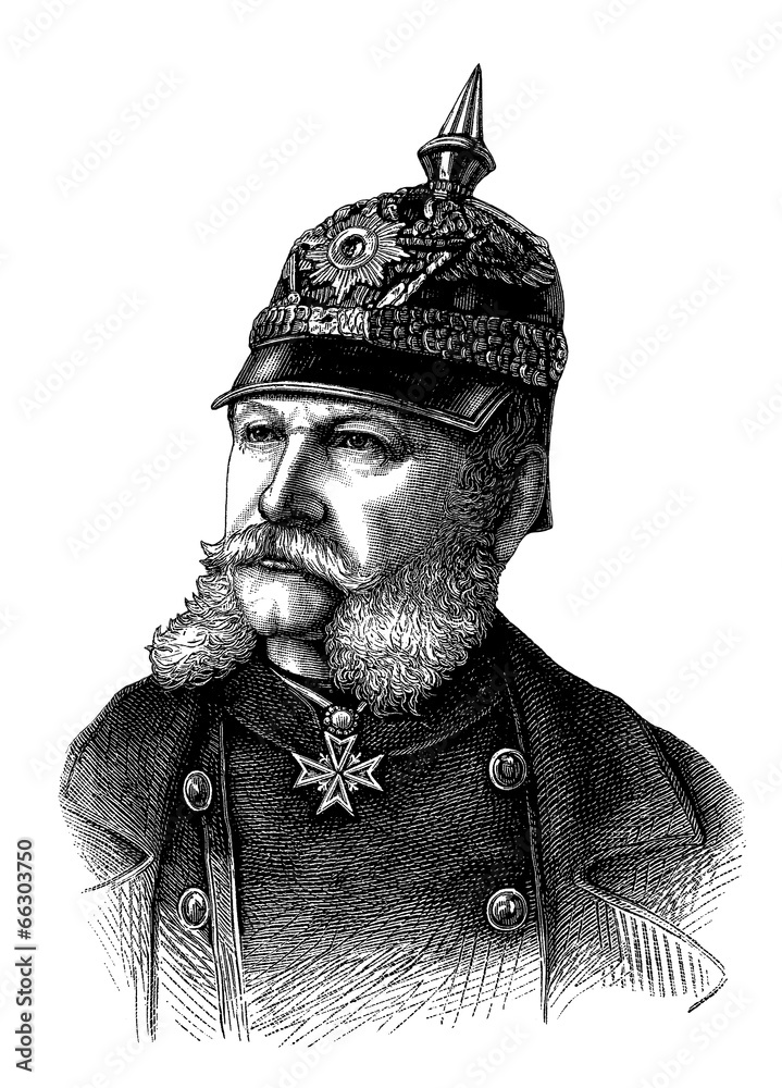 Fototapeta premium Prussian King - 19th century
