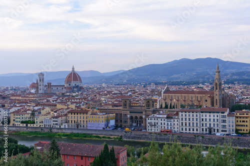 Historic centre of Florence in Italy