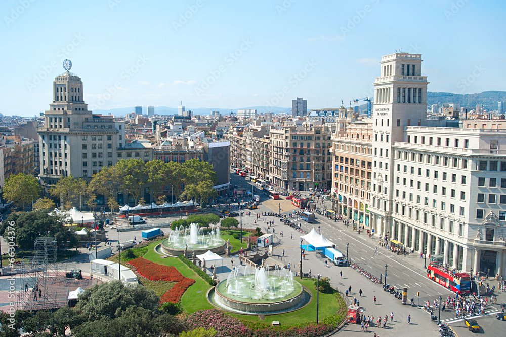 Obraz premium Plac Katalonii