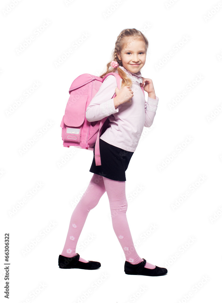 Child with schoolbag Child with schoolbag