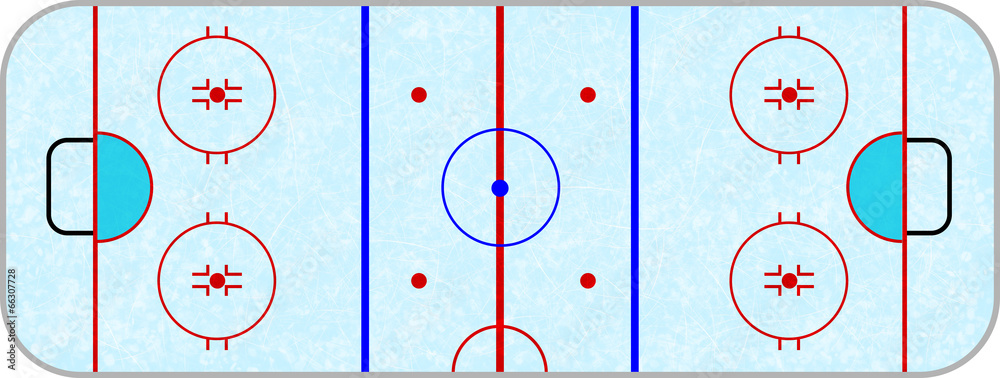 Naklejka premium Ice hockey arena