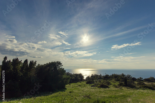 landscape of zante island