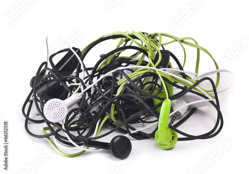 Twisted headphones