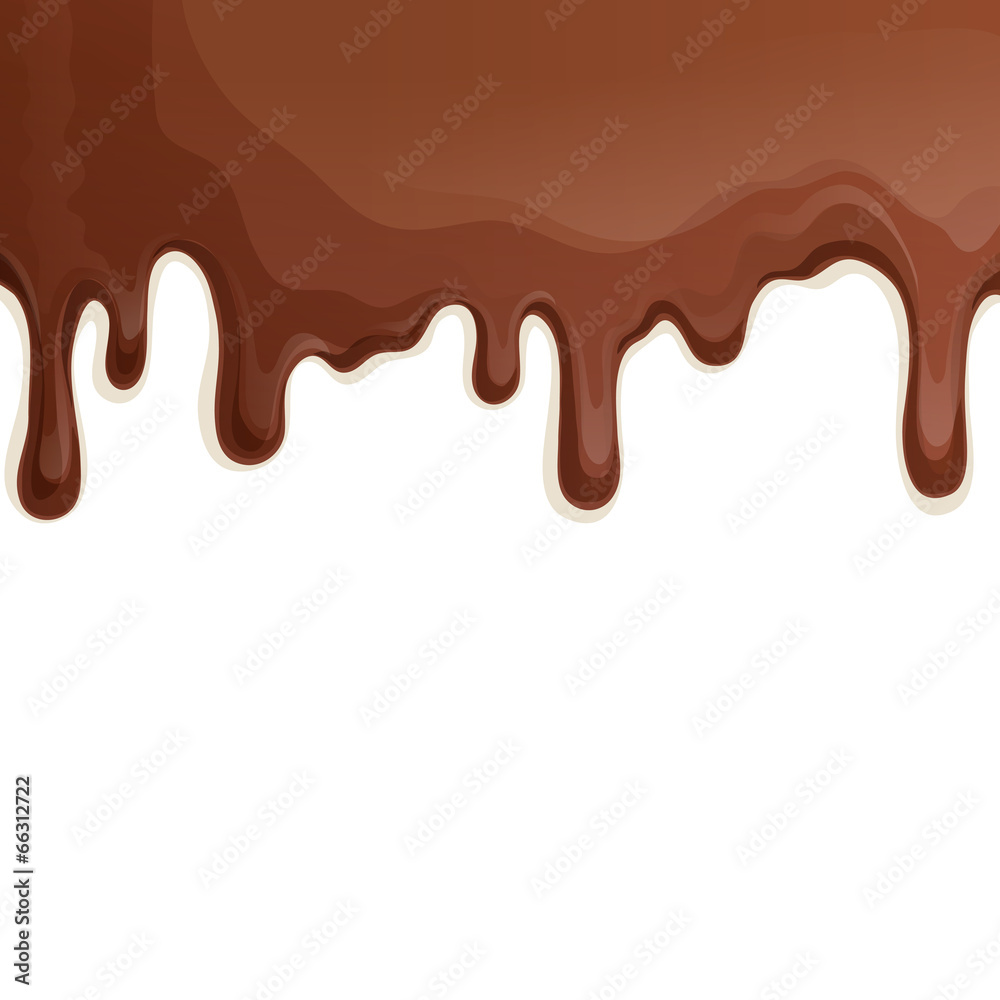 Milk chocolate drips background Milk chocolate drips background