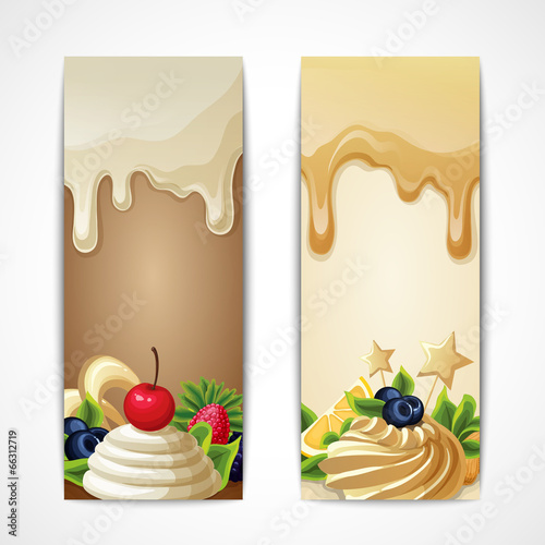 Chocolate banners vertical