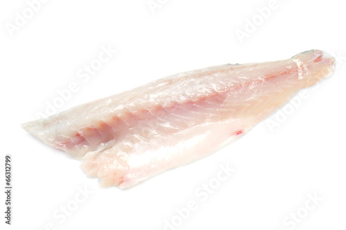Raw Fillet of Sea Bass