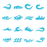 Waves Icons Set