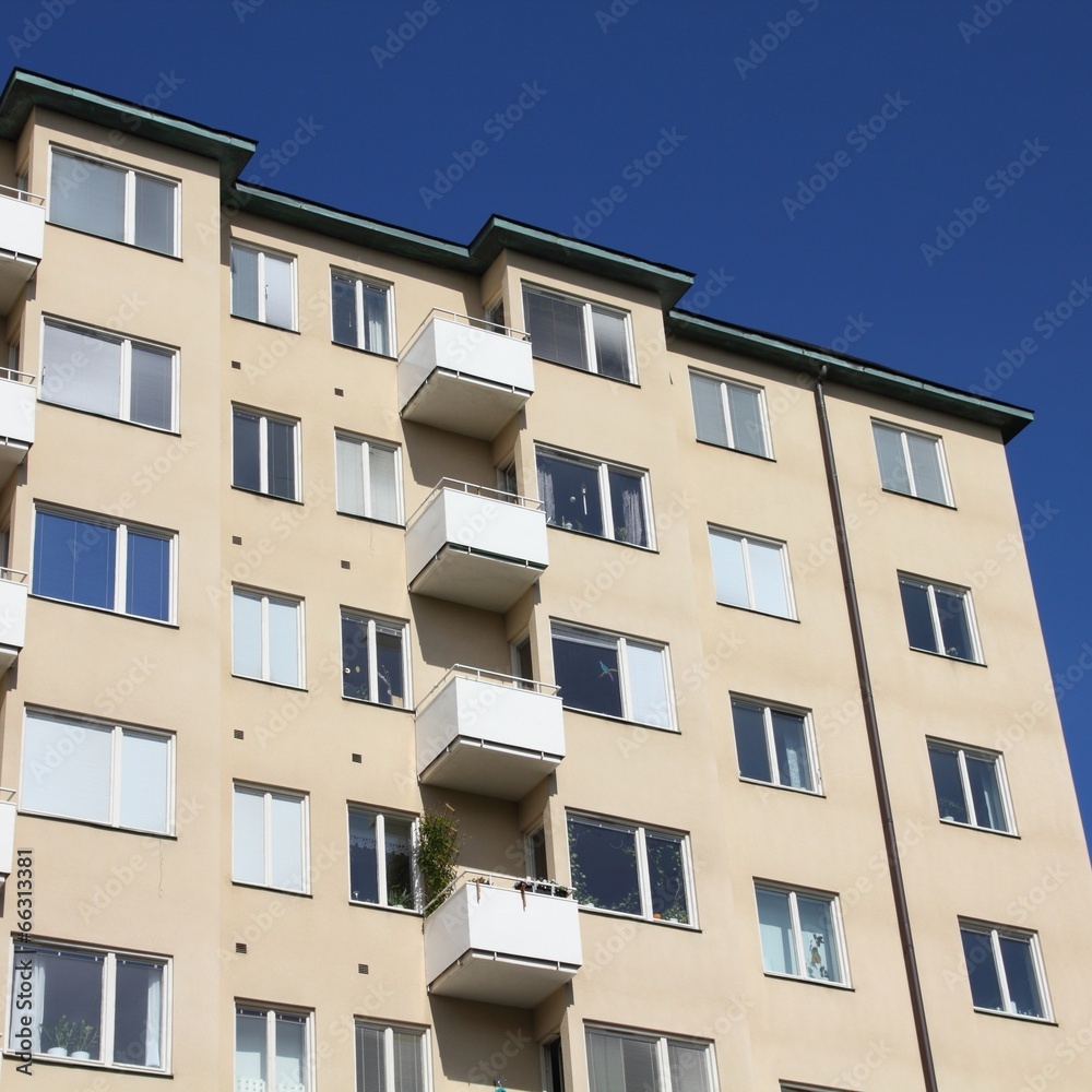 Apartment building in Stockholm