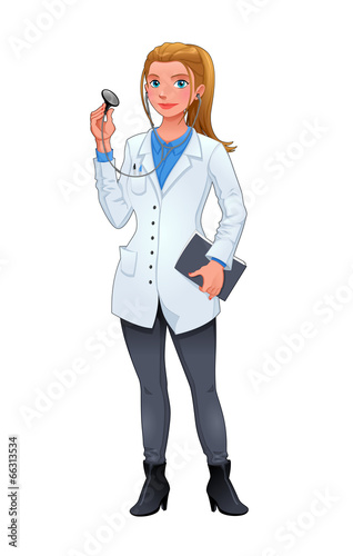 Young doctor.