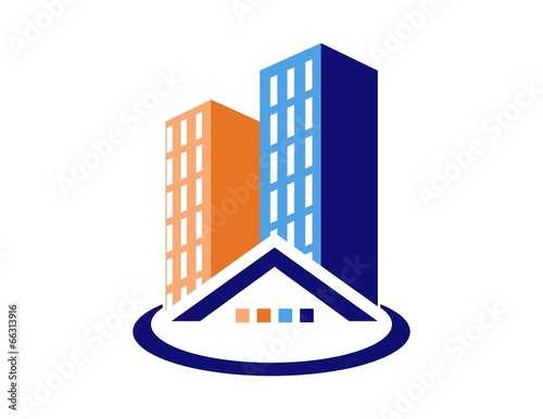 logo real estate,house symbol building public icon
