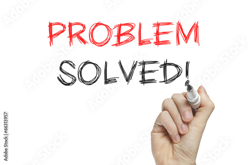 Hand writing problem solved