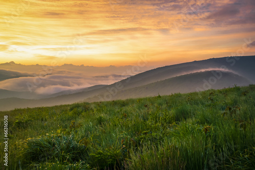 Colorful Smoky Mountain Sunrise