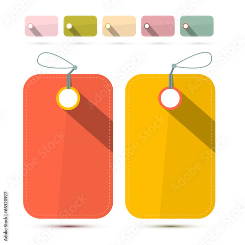 Retro Vector Labels Set