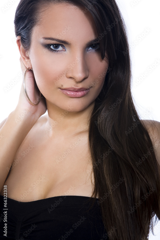 Portrait of a beautiful seductive girl Portrait of a beautiful seductive girl