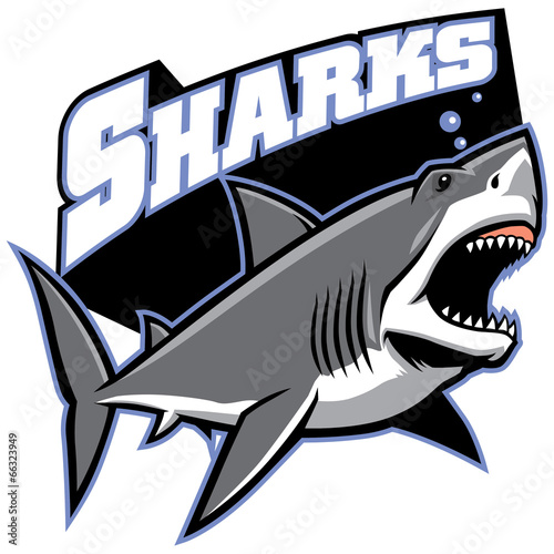 great white shark mascot
