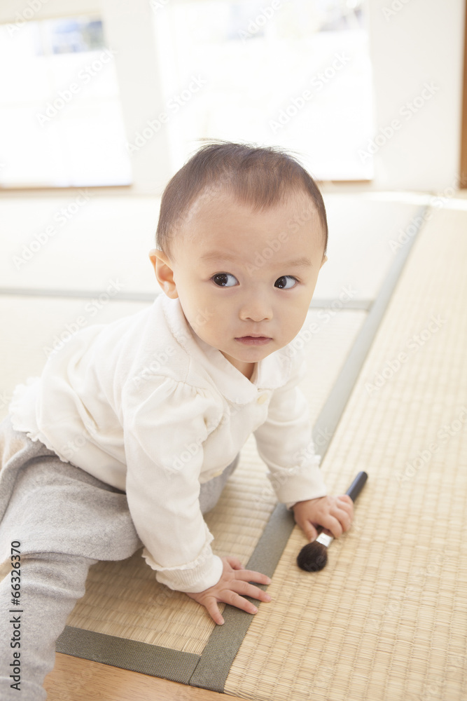 Naklejka premium 赤ちゃんのポートレート