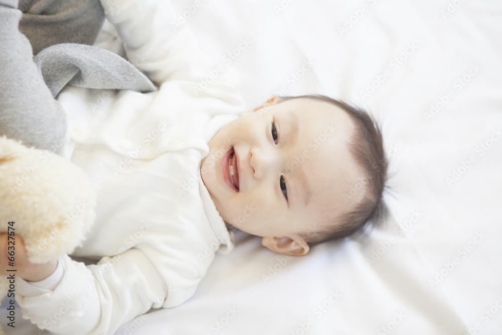 笑顔の赤ちゃん 笑顔の赤ちゃん