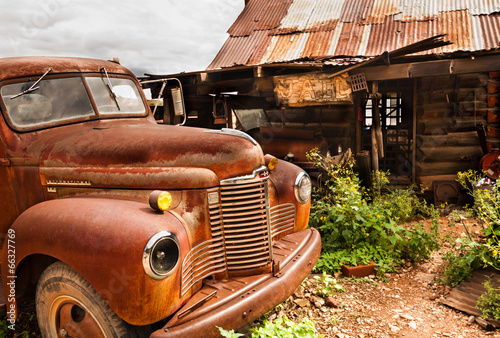 JEROME, USA - AUGUST 26:Jerome Arizona old car,2013