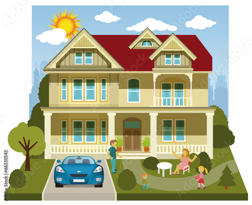 Family house (diorama)