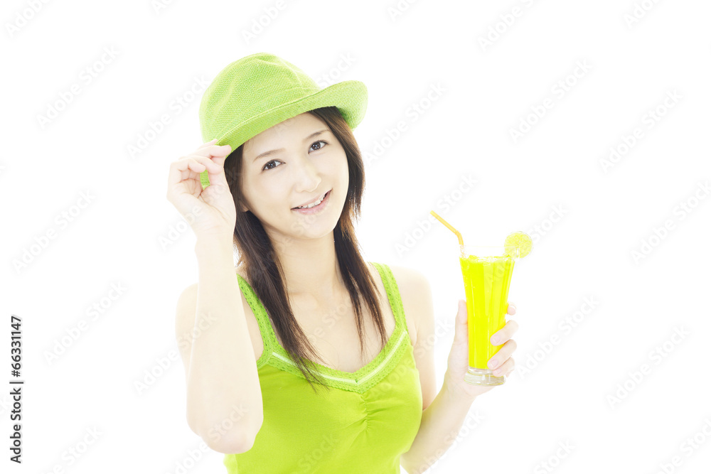 笑顔の女性 笑顔の女性