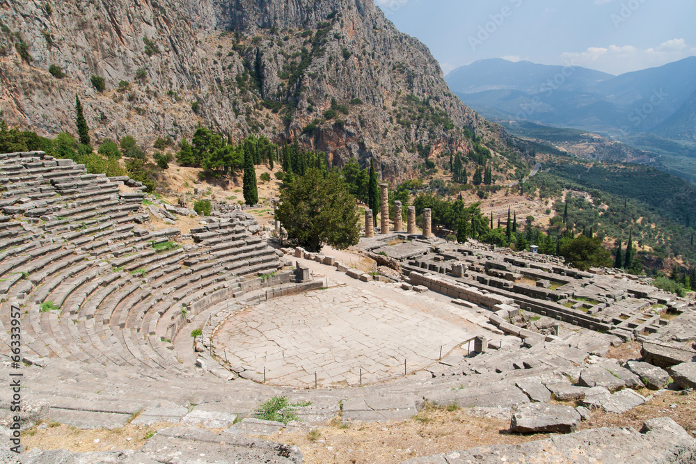Theatre at Sanctuary of Apollo in Delphi
