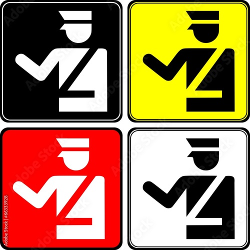ICONA LOGO CONTROLLO DEL TRAFFICO