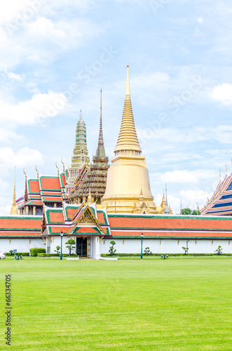 Wat Phra Kaew at bangkok in Thailand