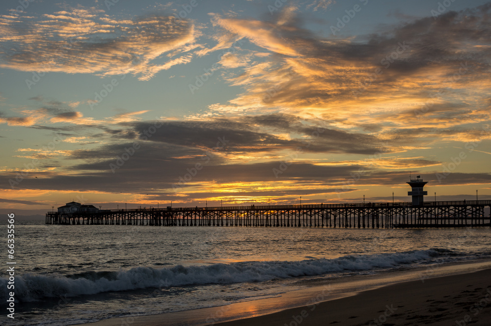 Seal Beach Pier Sunset