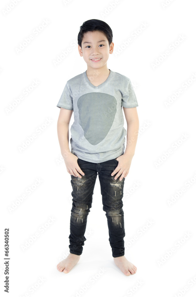 Fototapeta premium Portrait Of asian cute boy
