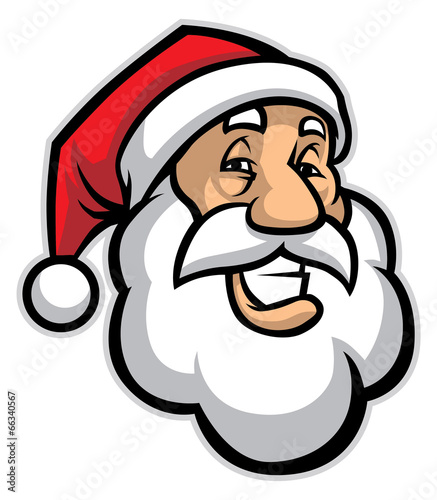 smilling santa head