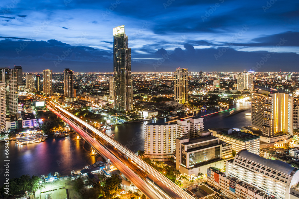 Fototapeta premium Bangkok city scape