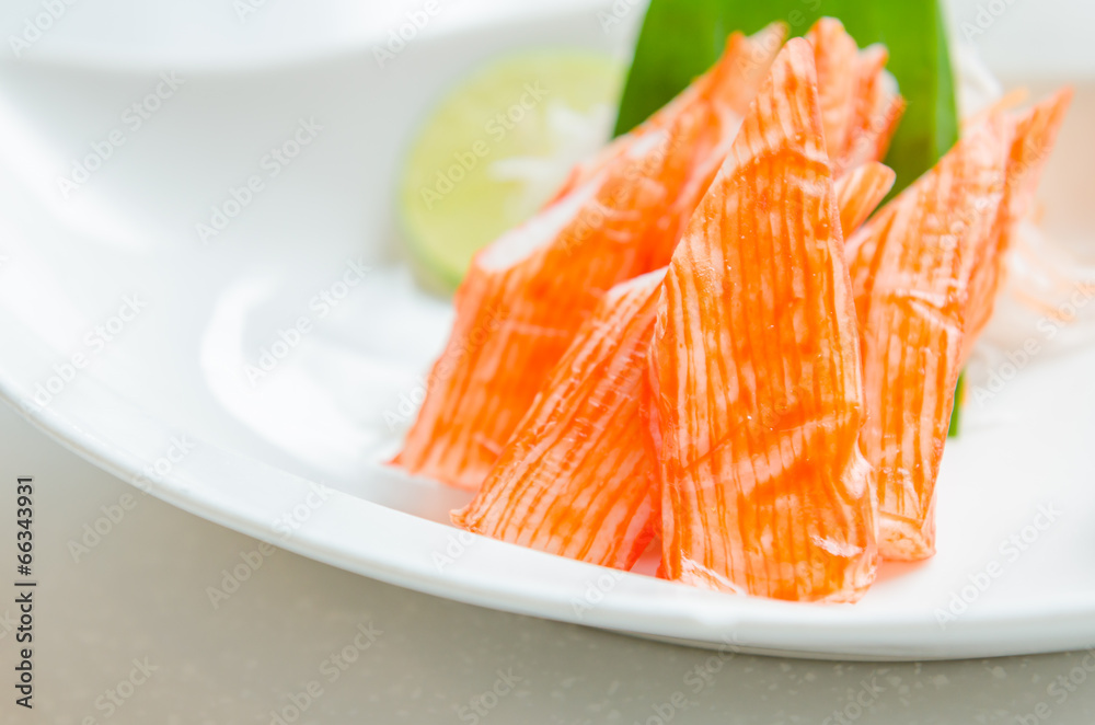 Kani sashimi