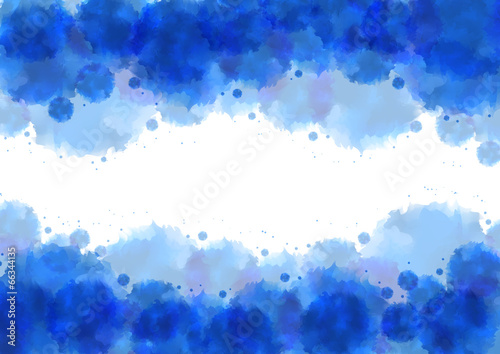 Watercolor splatters background