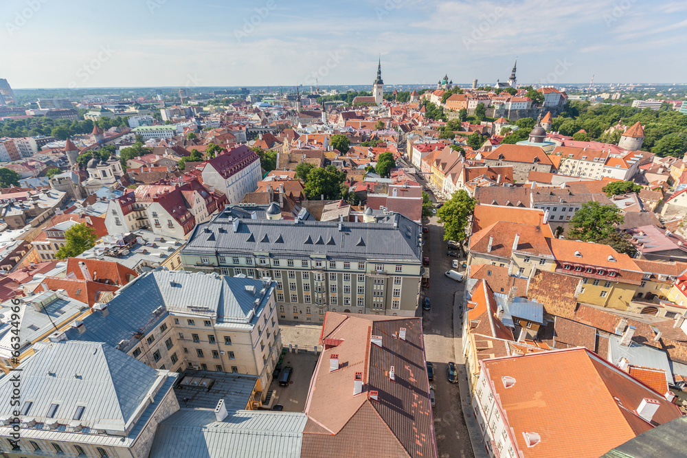 Obraz premium Panoramic View of Tallinn