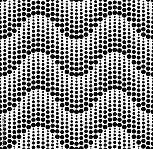 Seamless pattern composed of geometric elements