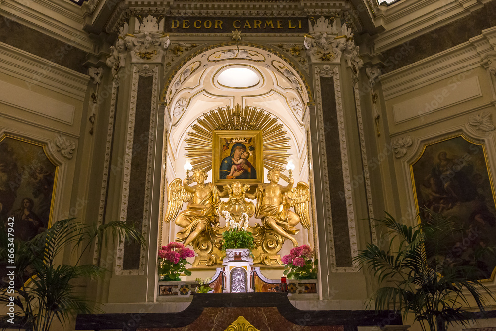 Madonna del Carmine church in Sorrento campania, Italy