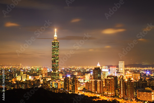 Nice view of Taipei City, Taiwan