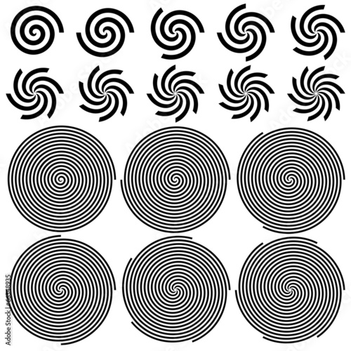 Spirals Pattern Set