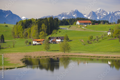 Panorama Landschaft in Bayern