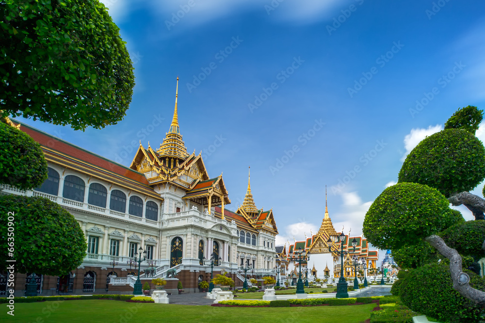 Royal grand palace in Bangkok.