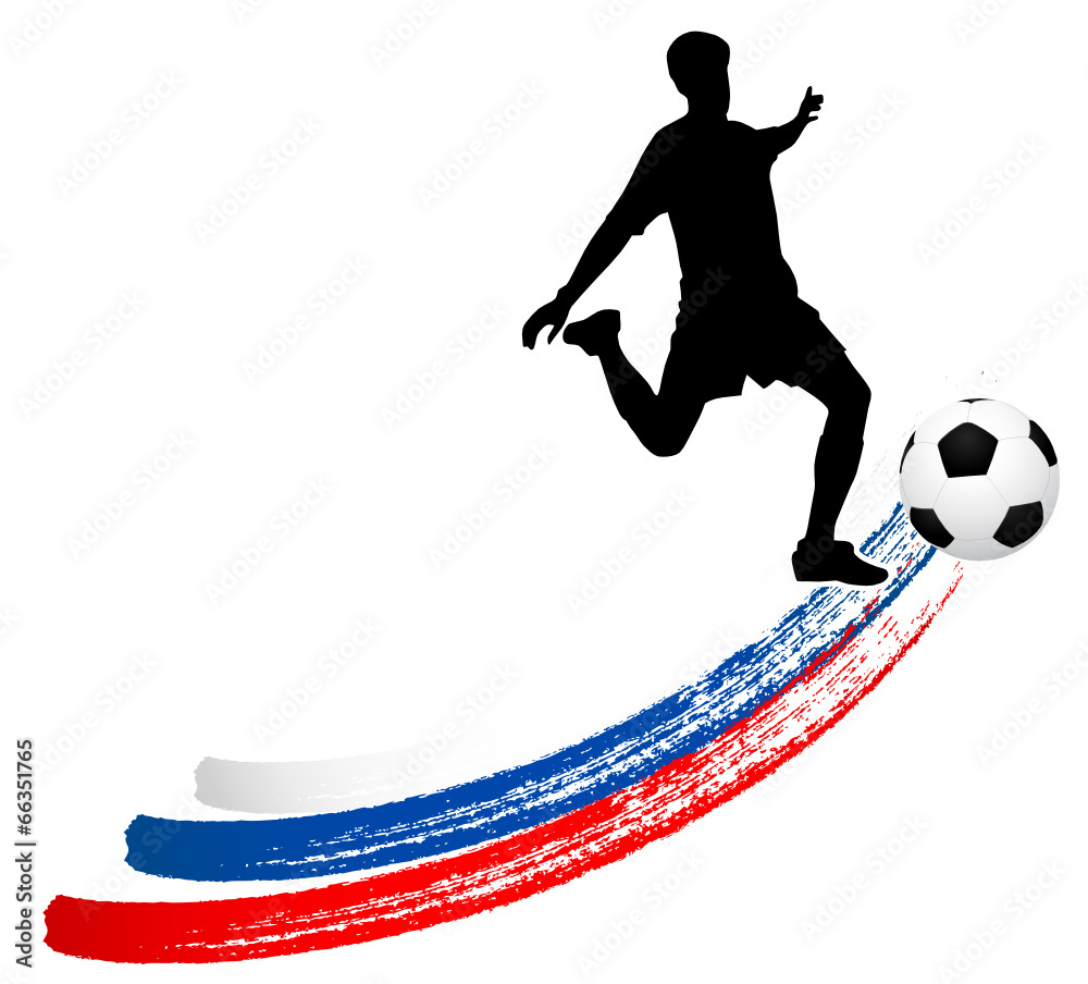 Fototapeta premium Fußball - Russland