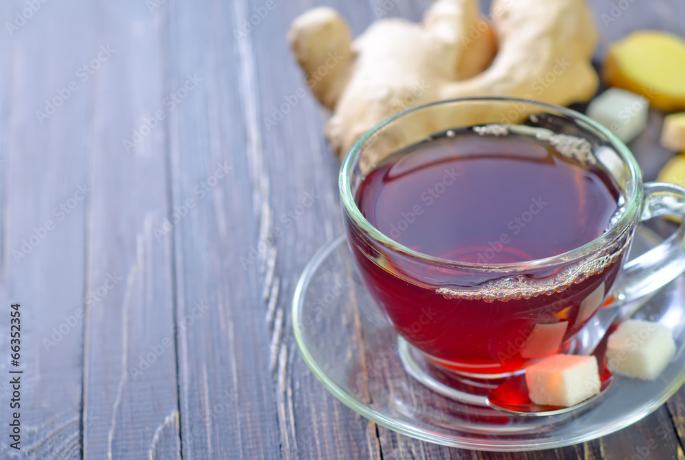 tea with ginger tea with ginger