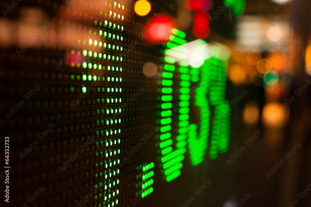 Obraz premium Hong Kong stock market