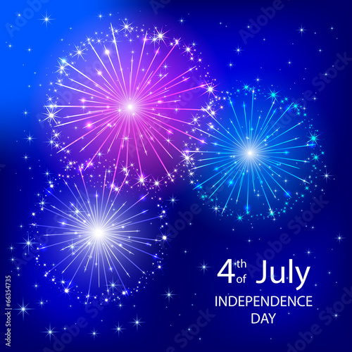 Independence day firework