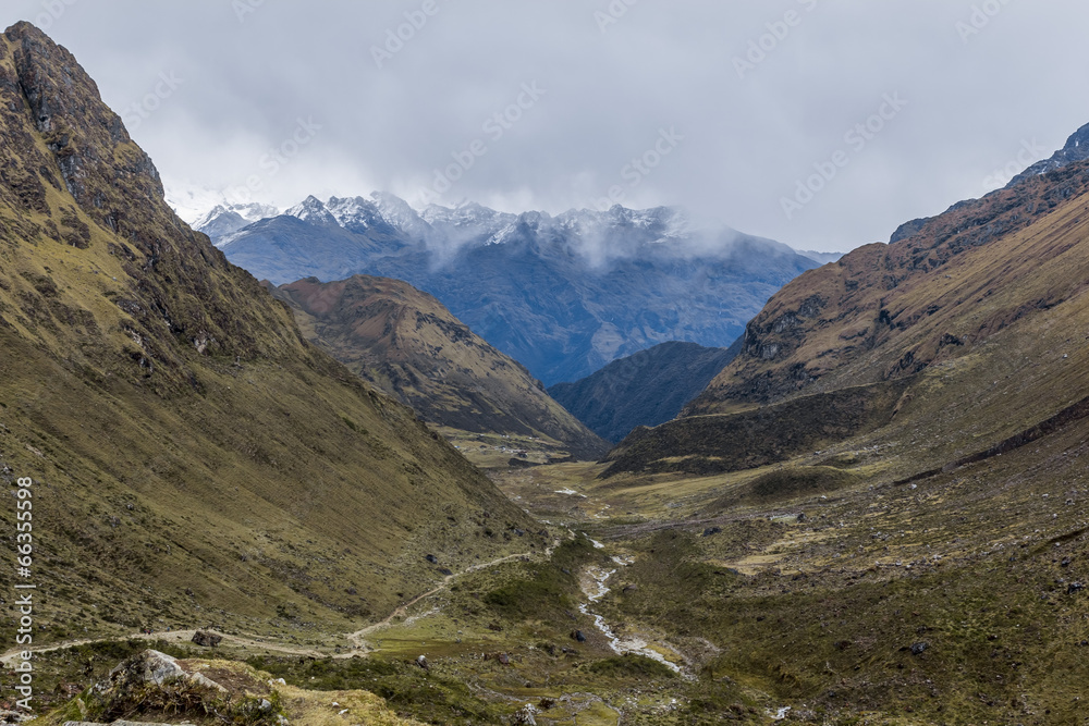 andean valley Cuzco Peru