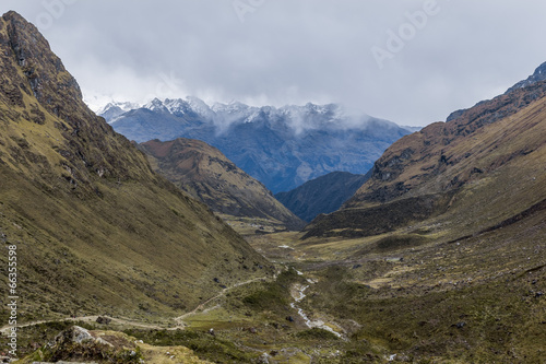 andean valley Cuzco Peru