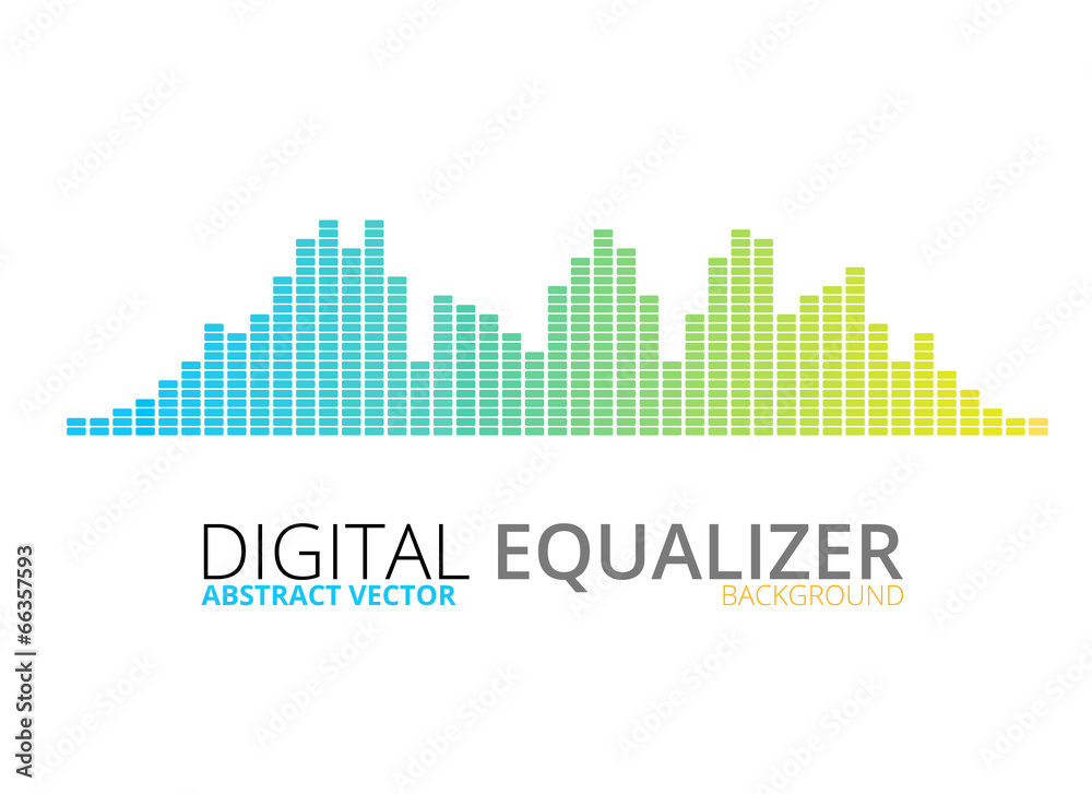 Graphic equalizer background